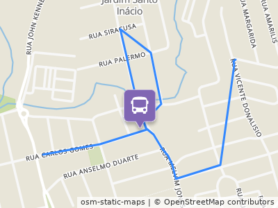 Mapa da parada