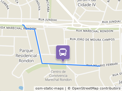 Mapa da parada