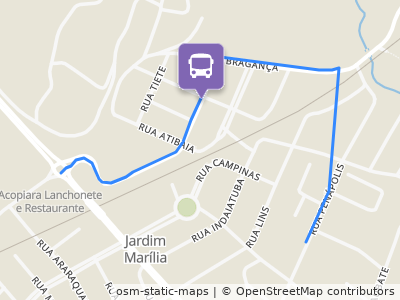 Mapa da parada