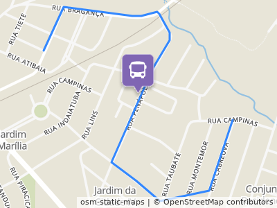 Mapa da parada