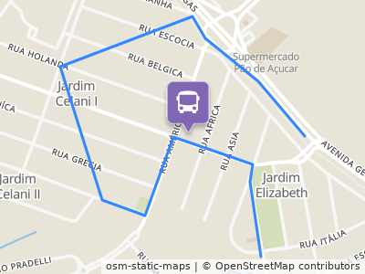 Mapa da parada