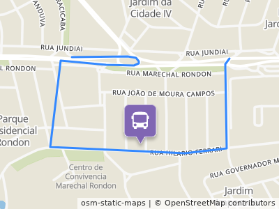 Mapa da parada