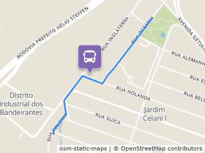 Mapa da parada