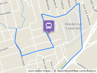 Mapa da parada