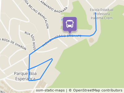 Mapa da parada