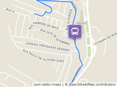 Mapa da parada