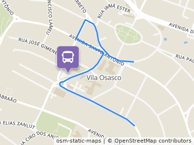 Mapa da parada