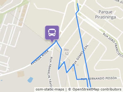 Mapa da parada