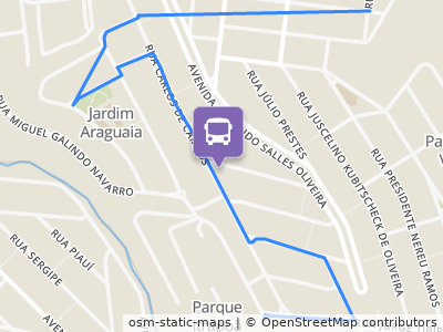 Mapa da parada