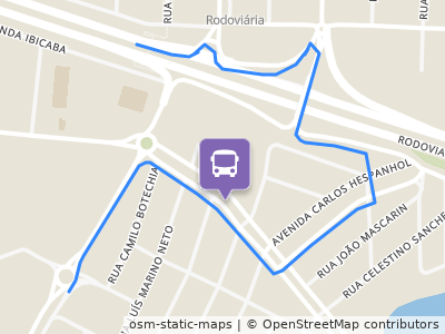 Mapa da parada