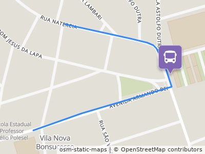 Mapa da parada