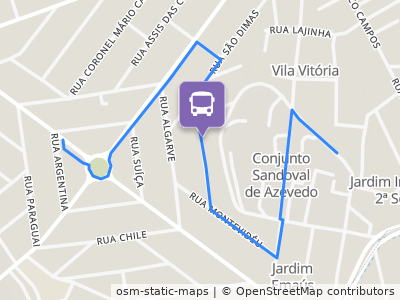 Mapa da parada
