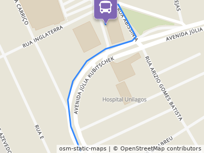 Mapa da parada