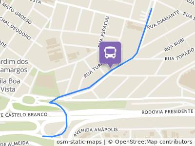 Mapa da parada