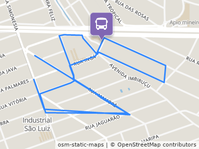 Mapa da parada