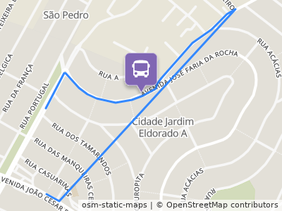 Mapa da parada