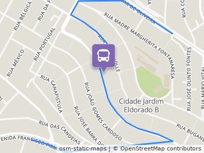 Mapa da parada