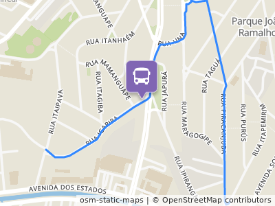 Mapa da parada
