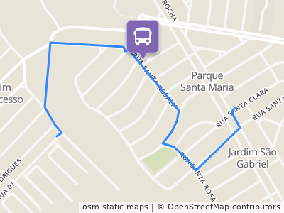 Mapa da parada