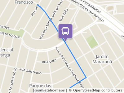 Mapa da parada