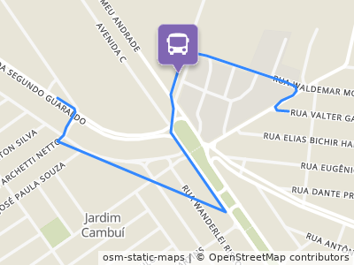 Mapa da parada