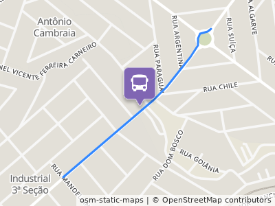Mapa da parada