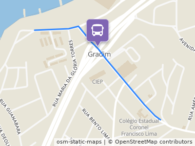 Mapa da parada