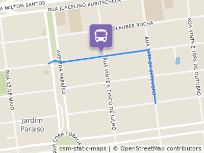 Mapa da parada