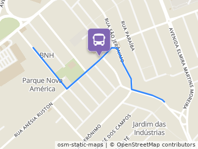 Mapa da parada