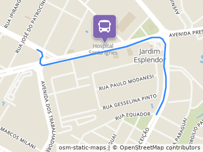 Mapa da parada
