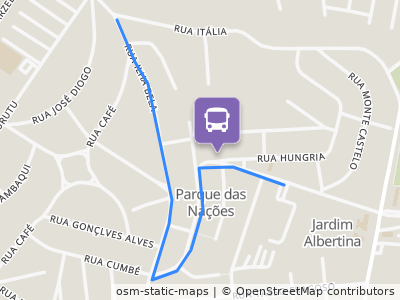 Mapa da parada
