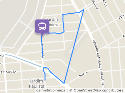 Mapa da parada