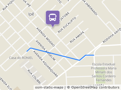 Mapa da parada