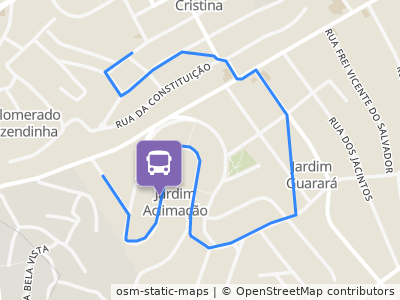 Mapa da parada