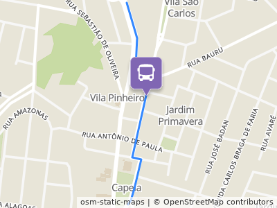 Mapa da parada