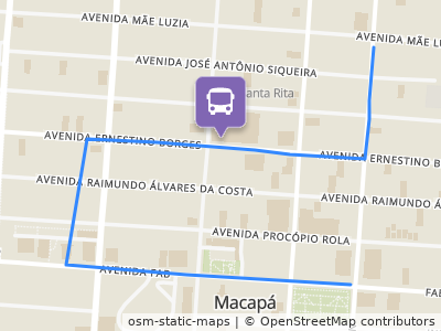 Mapa da parada