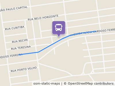 Mapa da parada