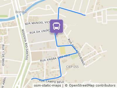 Mapa da parada
