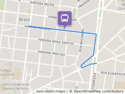 Mapa da parada