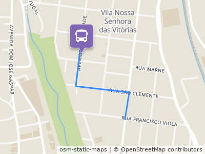 Mapa da parada
