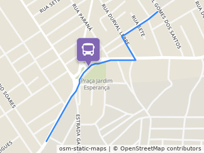 Mapa da parada