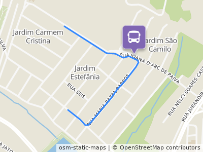 Mapa da parada