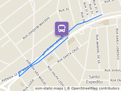 Mapa da parada