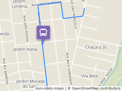 Mapa da parada