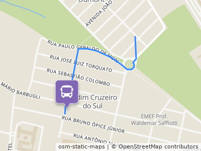 Mapa da parada