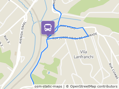 Mapa da parada