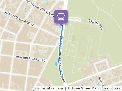 Mapa da parada
