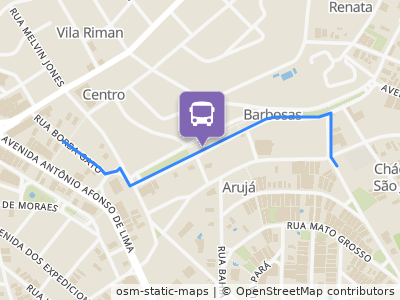 Mapa da parada