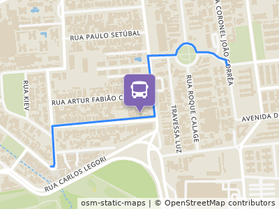 Mapa da parada