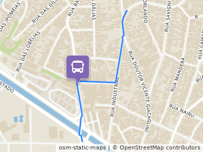 Mapa da parada
